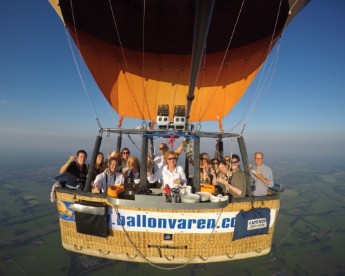 CuliAir ballonvaart voor 50 jarige verjaardag